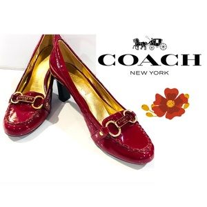 Adorable COACH Patent Leather “Charley” Pump
